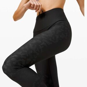 LULULEMON Mapped Out High Rise Tight 28” *Camo Black Graphite Grey Leggings